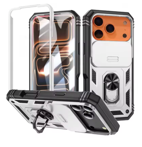 PHAEVOX™ SlideGuard Pro — 3-in-1 iPhone 17 Case