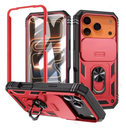PHAEVOX™ SlideGuard Pro — 3-in-1 iPhone 17 Case