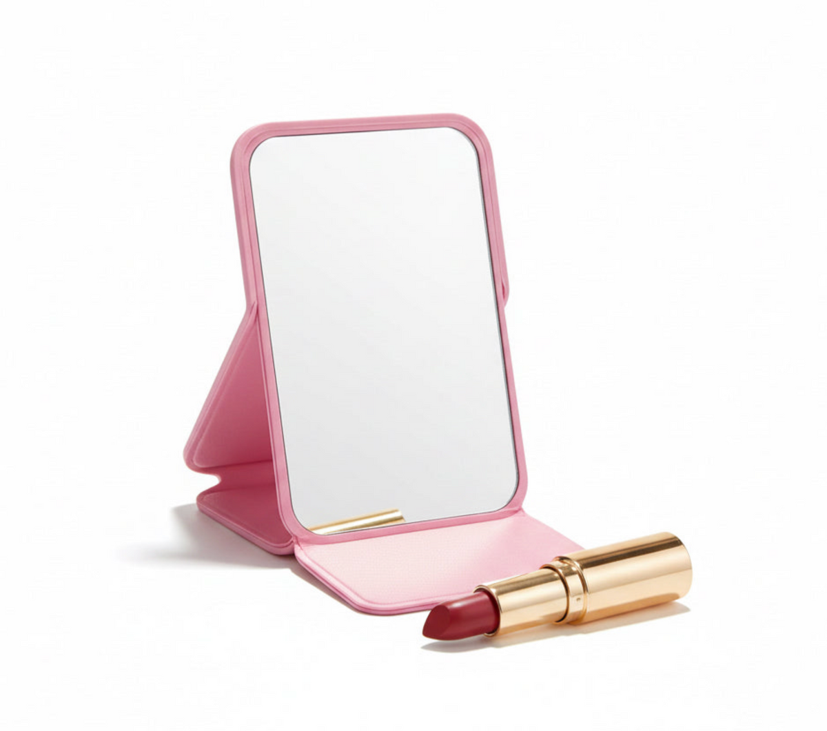 PHAEVOX™ GlassLite — Portable Compact Makeup Mirror | Desktop & Car | 8 Colors