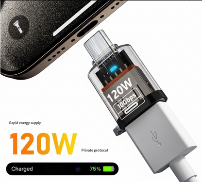 PHAEVOX™ FlipLink OTG — USB 3.2 Gen 2 Type-C Adapter | 10Gbps | Charging + Data + OTG | iPhone 15–16, iPad & PC