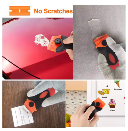 PHAEVOX™ ScrapePro — Glue & Film Removal Scraper | Plastic & Metal Blades | Single, Double & Telescopic | Phone, Glass & Tile