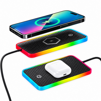 PHAEVOX™ In-Car Wireless Charging Pad — Horizontal & Vertical Options