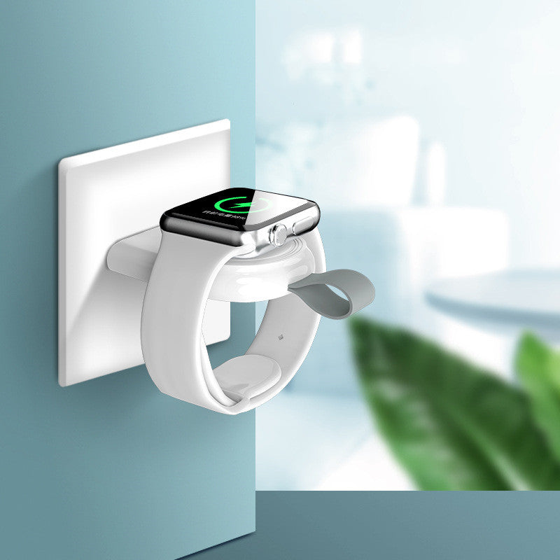 PHAEVOX™ WatchCharge Mini Pro — Portable Apple Watch Magnetic Charger & 1000mAh Power Bank | All Series | USB & Type-C