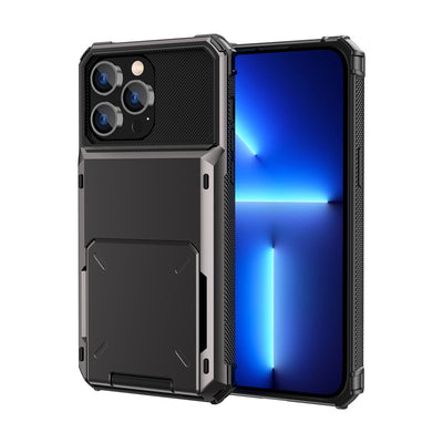 PHAEVOX™ FlipVault — Hidden Card Slot Case | 7 Colors