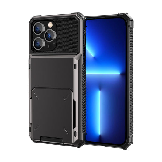 PHAEVOX™ FlipVault — Hidden Card Slot Case | 7 Colors