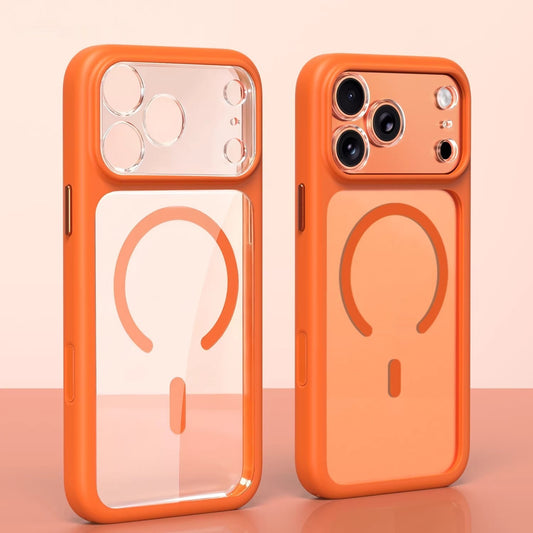 PHAEVOX™ Frosted Magnetic iPhone Case — Shockproof PC, MagSafe-Compatible, iPhone 14–17