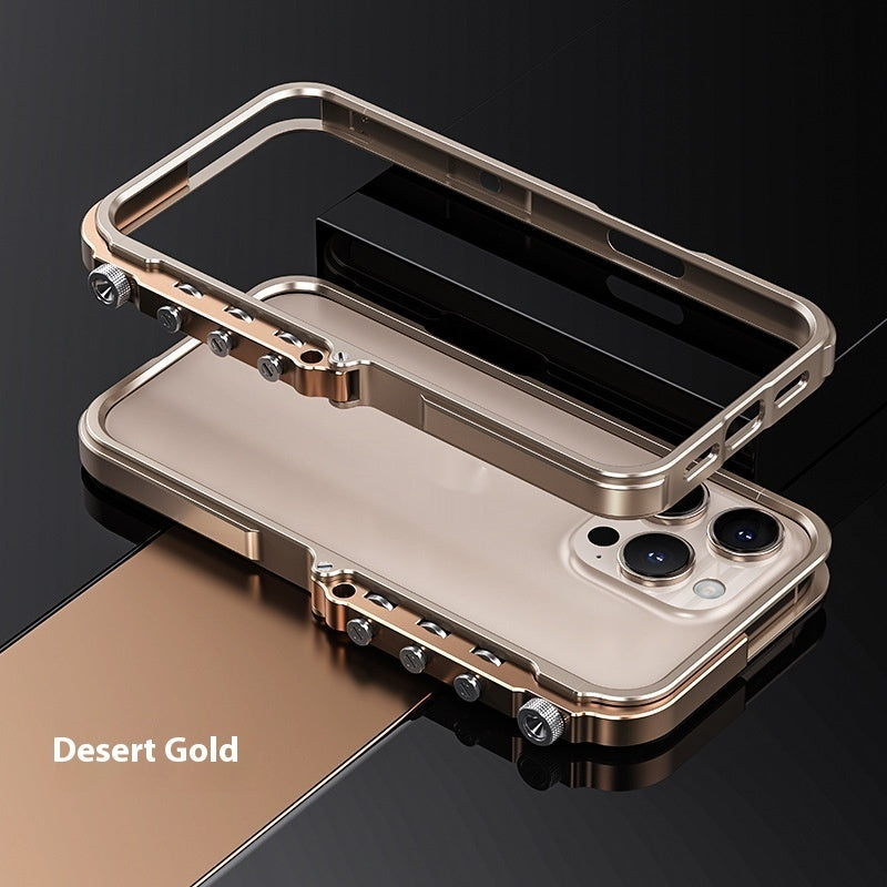 PHAEVOX™ FrameShield Metal — Aluminum Alloy Border iPhone Case