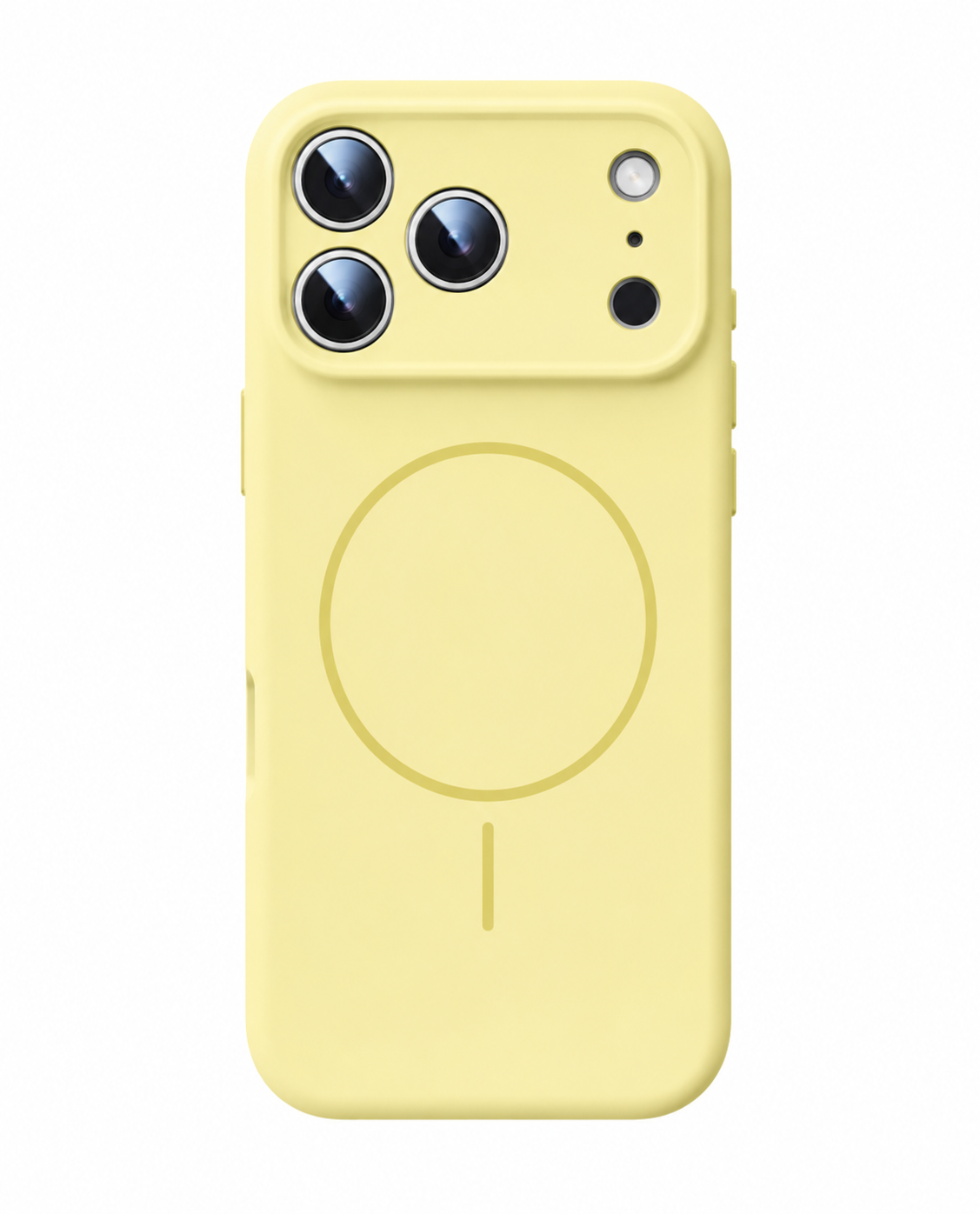 PHAEVOX™ Frosted Magnetic Liquid Silicone Case — MagSafe-Ready Soft Cover for iPhone 17