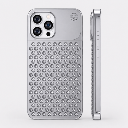 PHAEVOX™ CoolCore Aluminum Case — Heat Dissipating iPhone Case | Airflow Vents | Aromatherapy Slot | iPhone 12–15