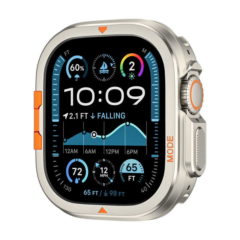 PHAEVOX™ UltraShield Pro — Metal Shockproof Apple Watch Case | Ultra 2 Style