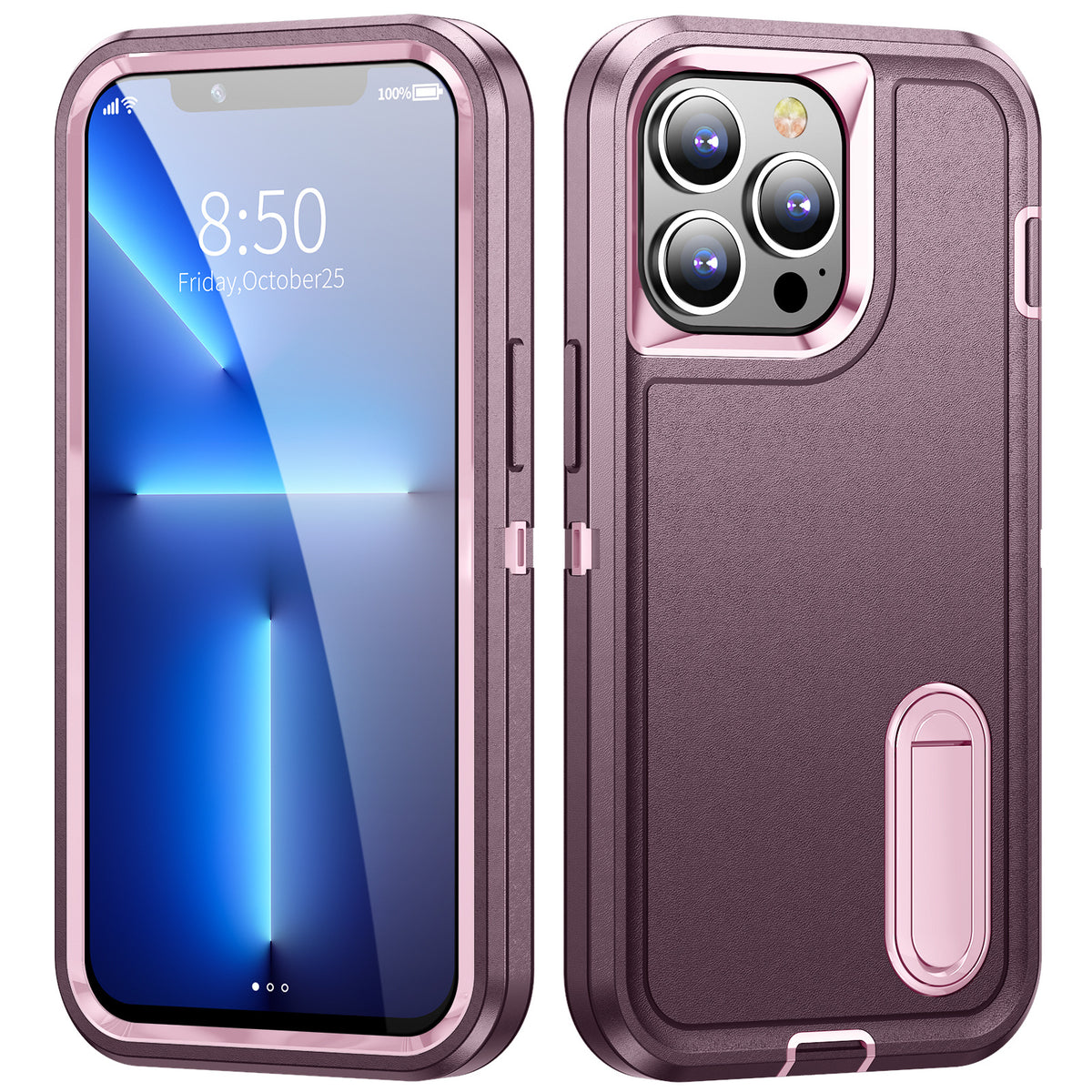 PHAEVOX™ RugedCore Case — Dual-Layer Shockproof iPhone Case | iPhone 11–14 Series | 10 Colors