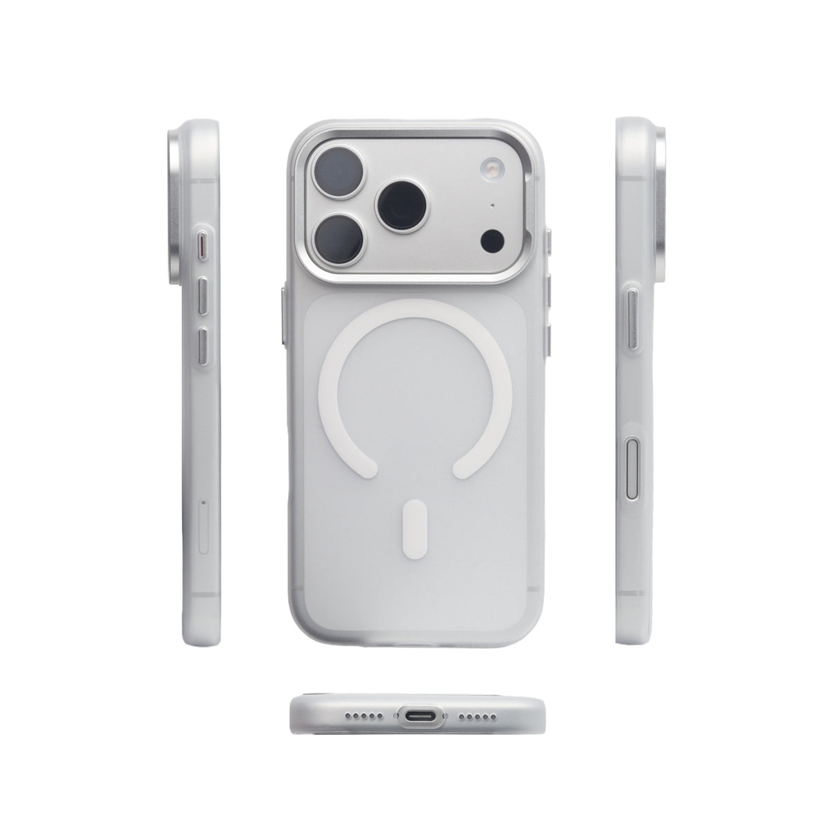 PHAEVOX™ Aurora Frosted Magnetic iPhone Case — MagSafe-Compatible