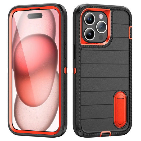 PHAEVOX™ ArmorStand Case — Shockproof iPhone Case with Built-In Kickstand | iPhone 11–16 Series | 4 Colors